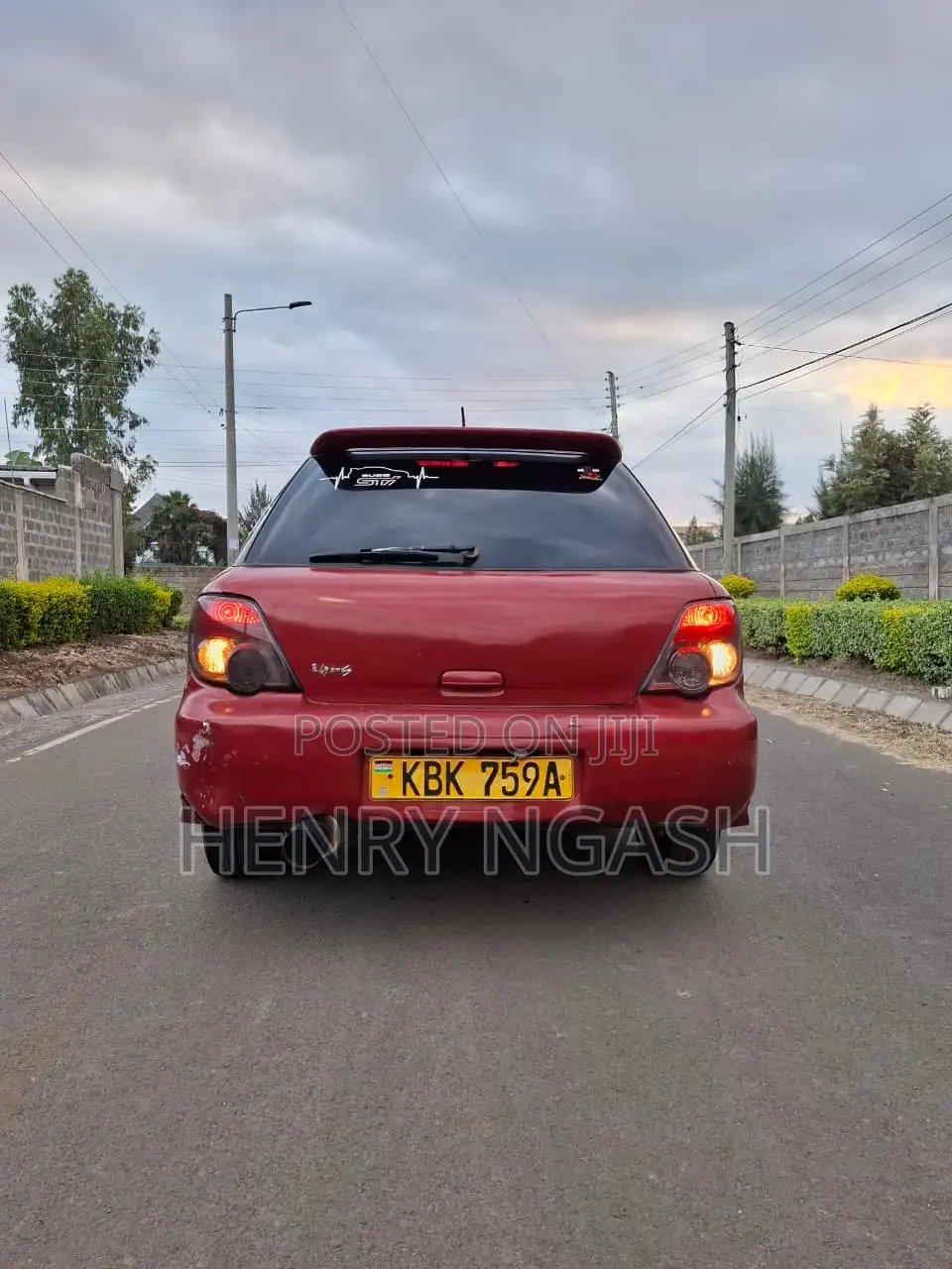 Subaru Impreza 2005 Red