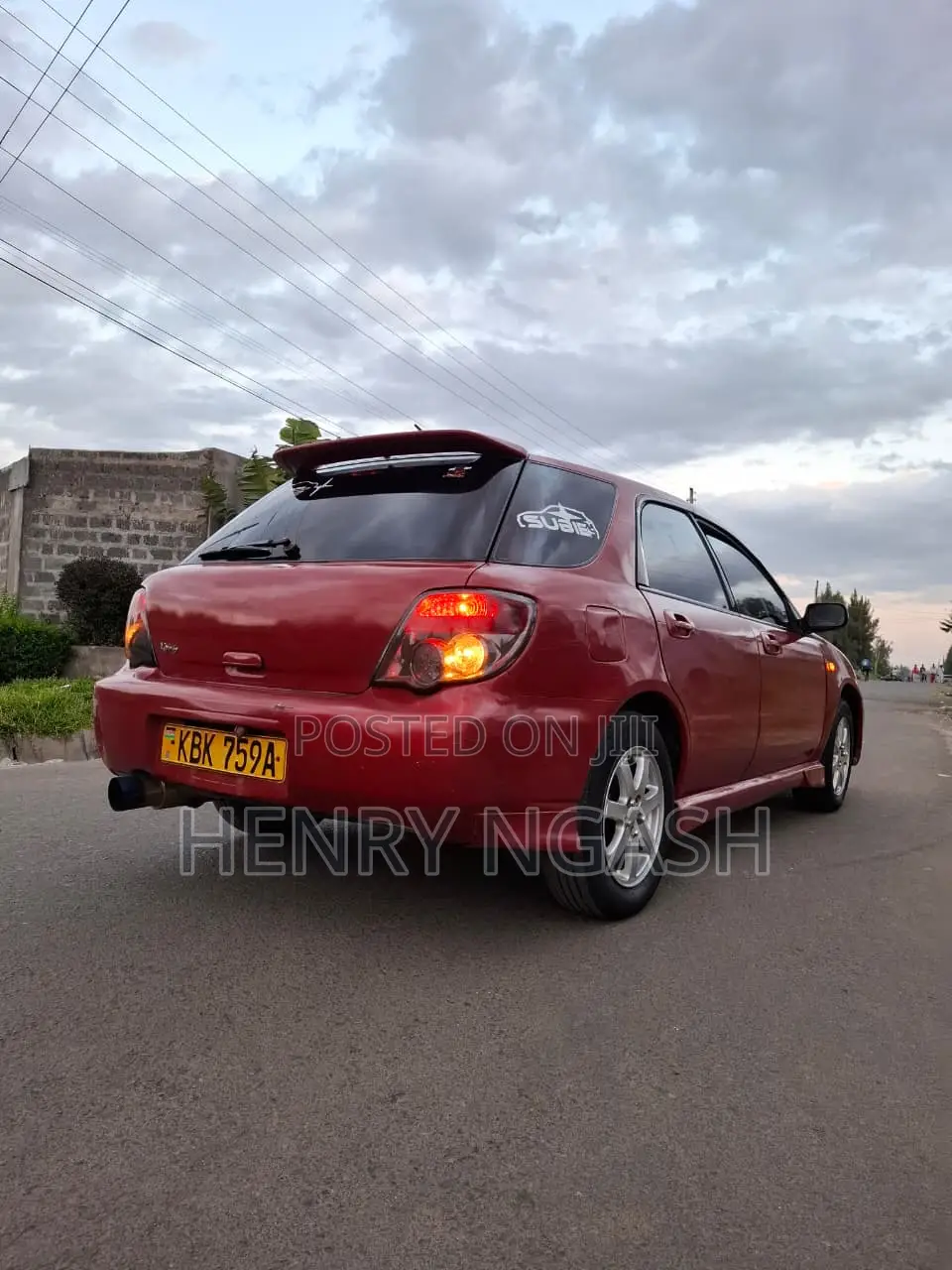 Subaru Impreza 2005 Red