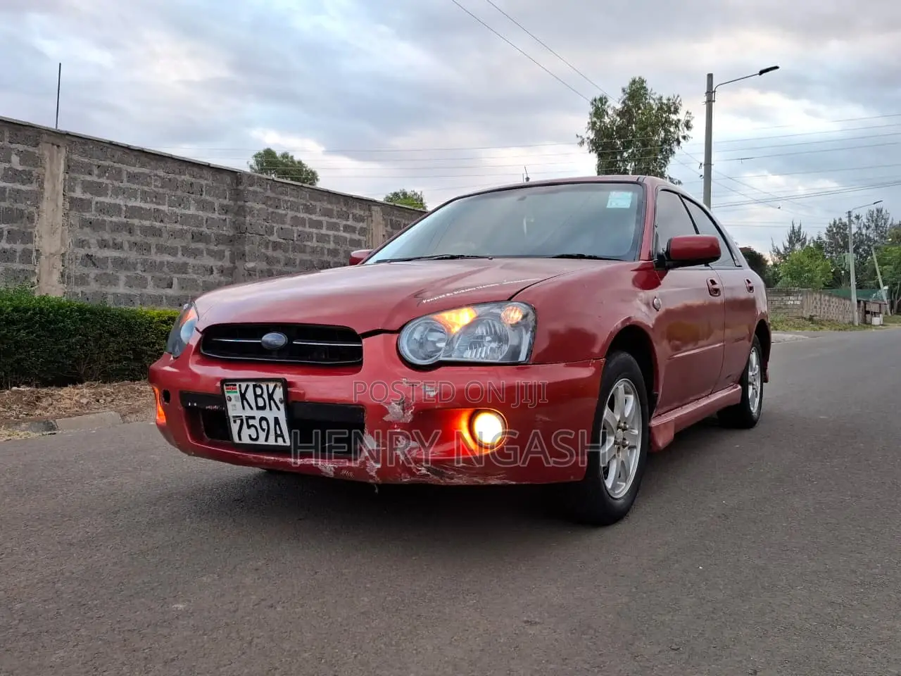 Subaru Impreza 2005 Red