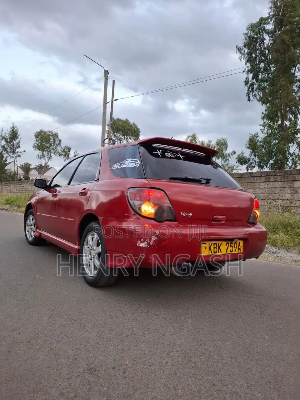 Subaru Impreza 2005 Red