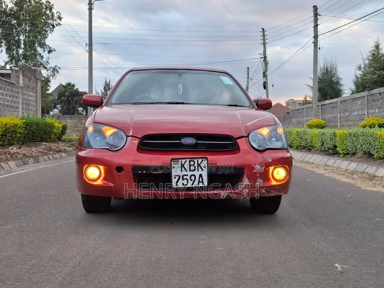 Subaru Impreza 2005 Red