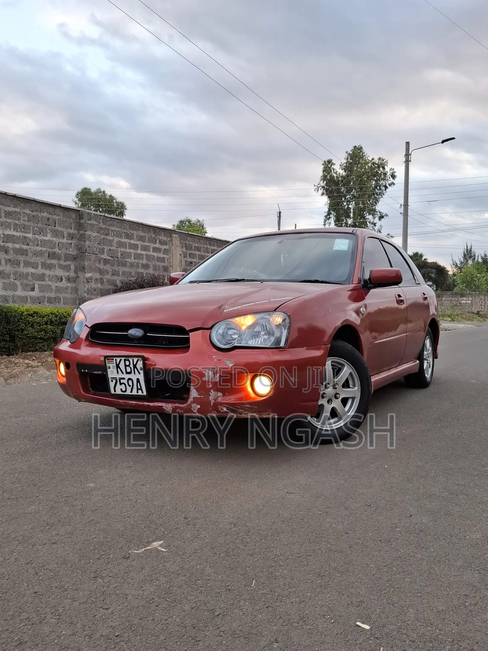 Subaru Impreza 2005 Red