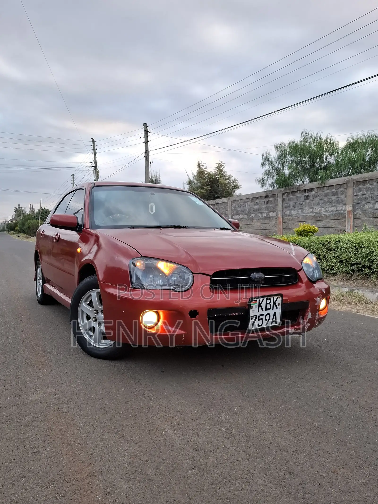Subaru Impreza 2005 Red