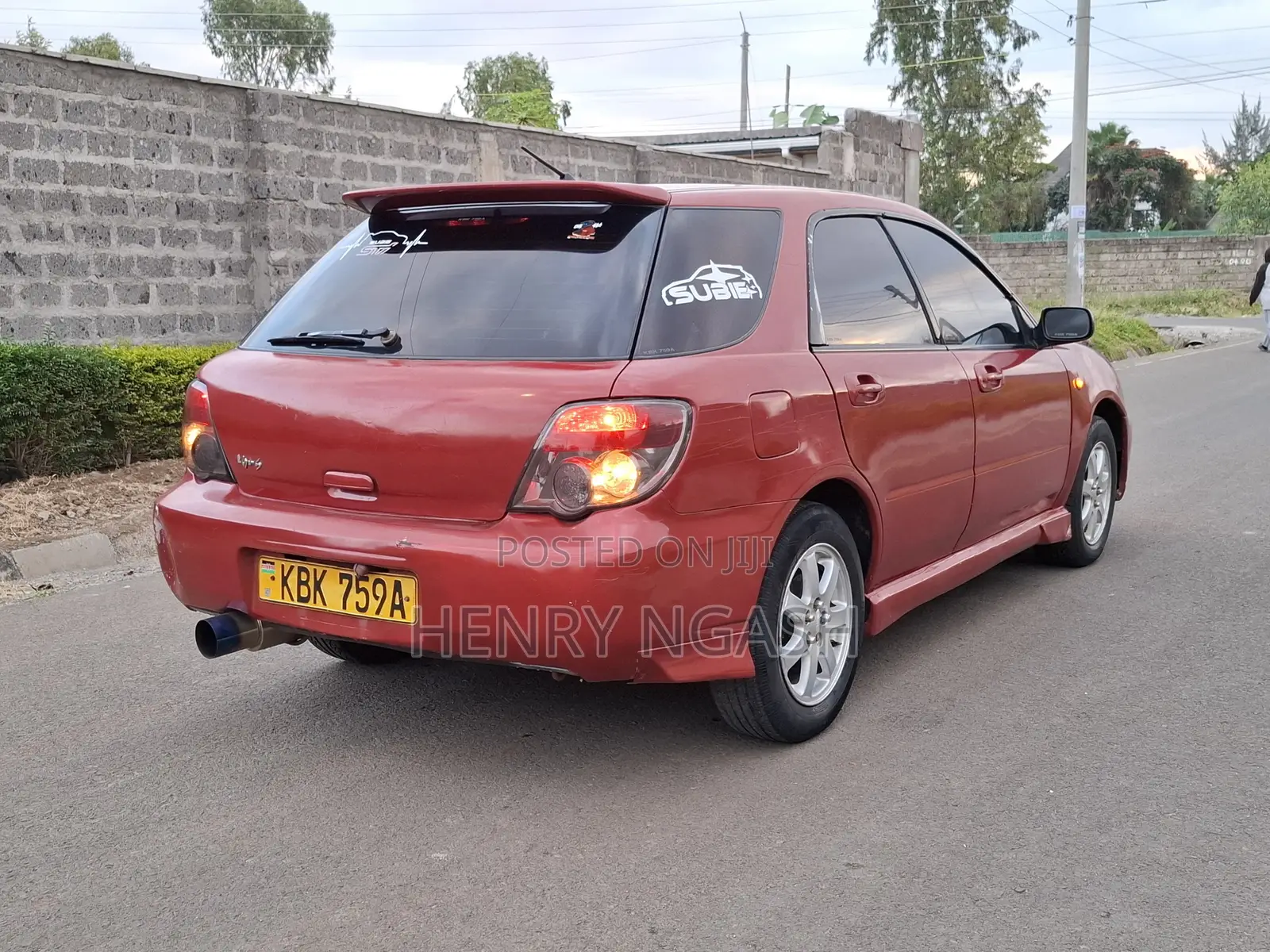 Subaru Impreza 2005 Red