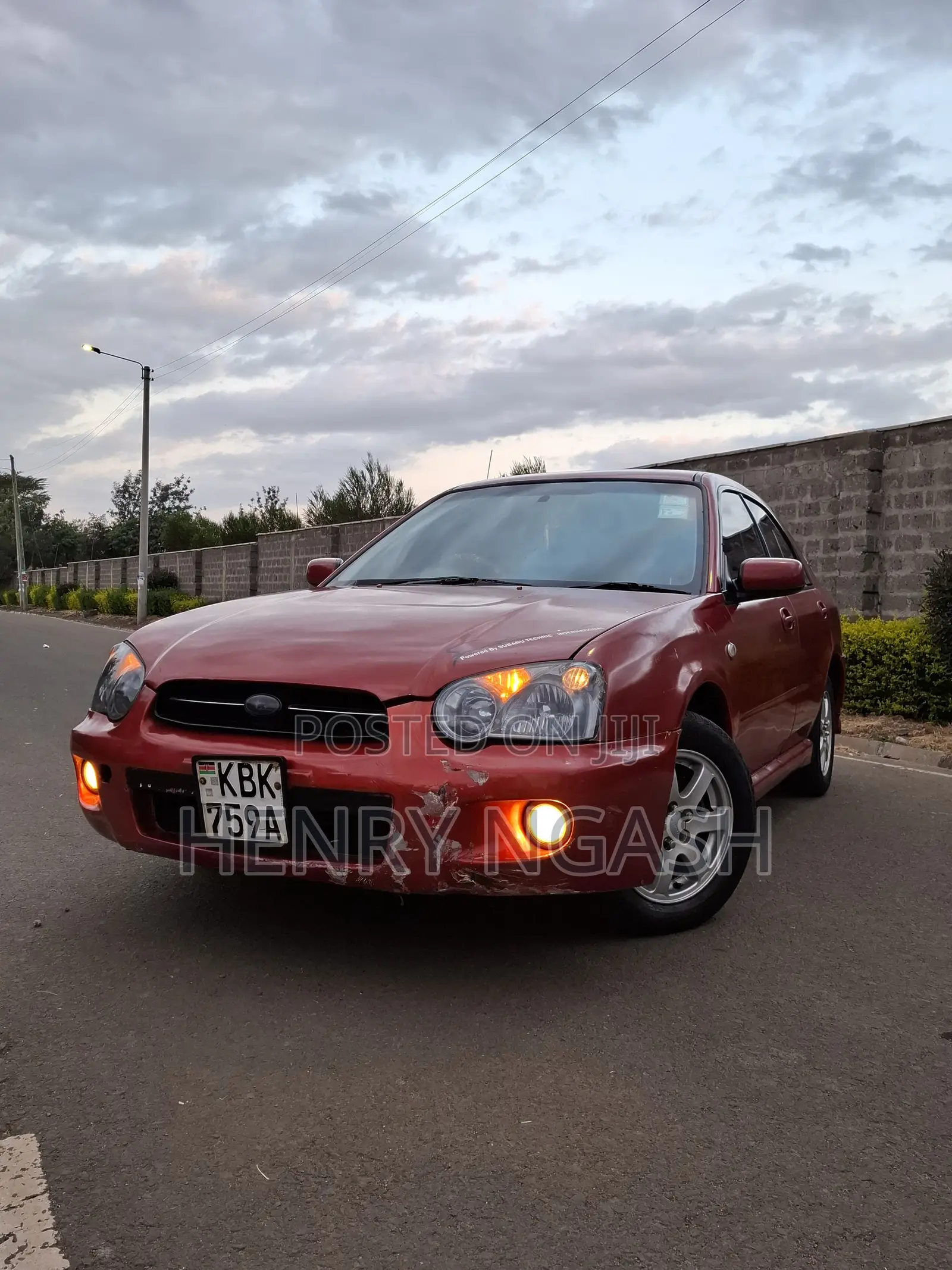 Subaru Impreza 2005 Red