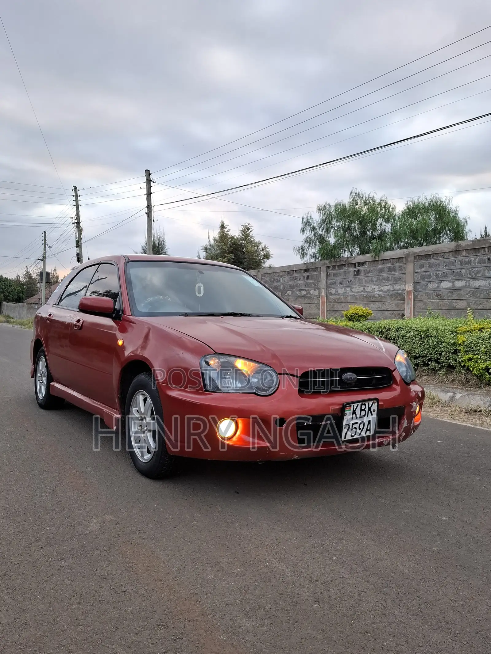 Subaru Impreza 2005 Red