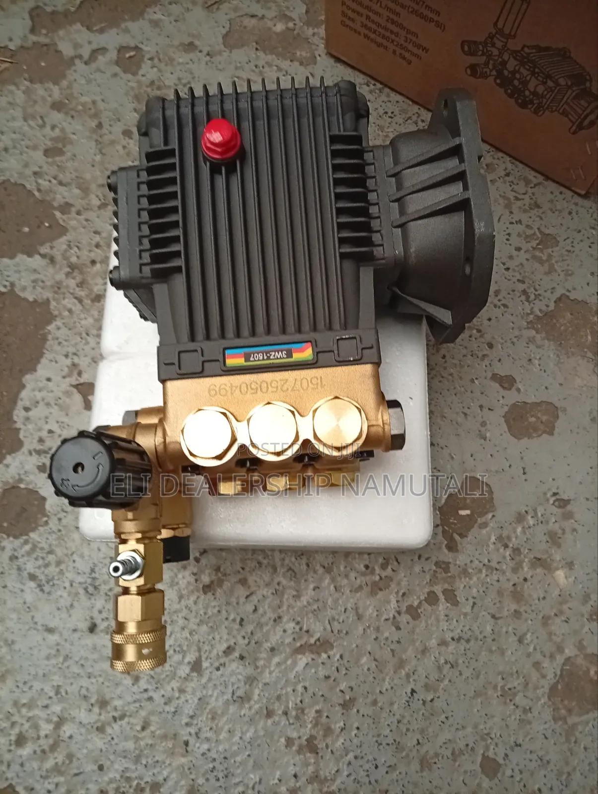 1507 Pressure Washer Pump Spare – Hisaki 3450 Psi Brass Pump Head