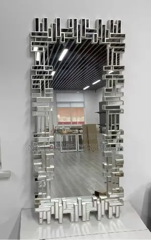  *Luxury Structured Frame Decorative Mirror(Biggest )
