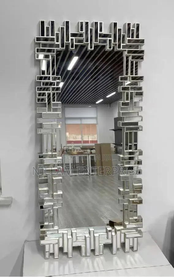  *Luxury Structured Frame Decorative Mirror(Biggest )
