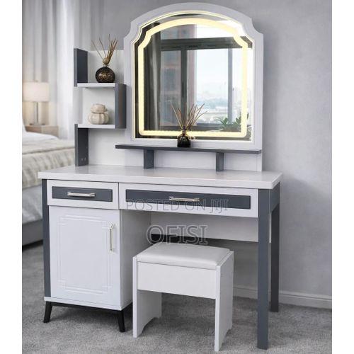 Dressing Table; Modern Vanity Dressing Table With Light - thumbnail 2