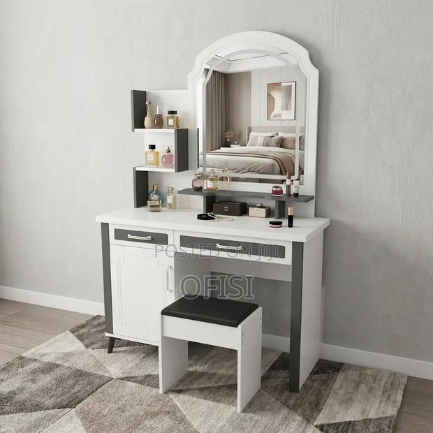 Dressing Table; Modern Vanity Dressing Table With Light - thumbnail 6