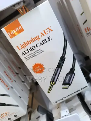 Headphone Cable With iPhone Lightning Connector (3.5mm) Audio Aux Cor