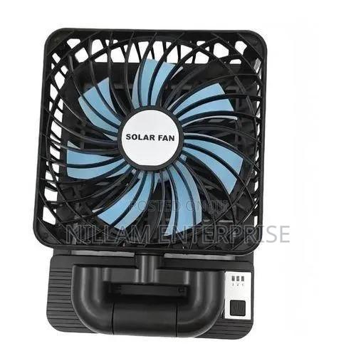 Portable Solar /Rechargeable Mini Table Fan - thumbnail 2