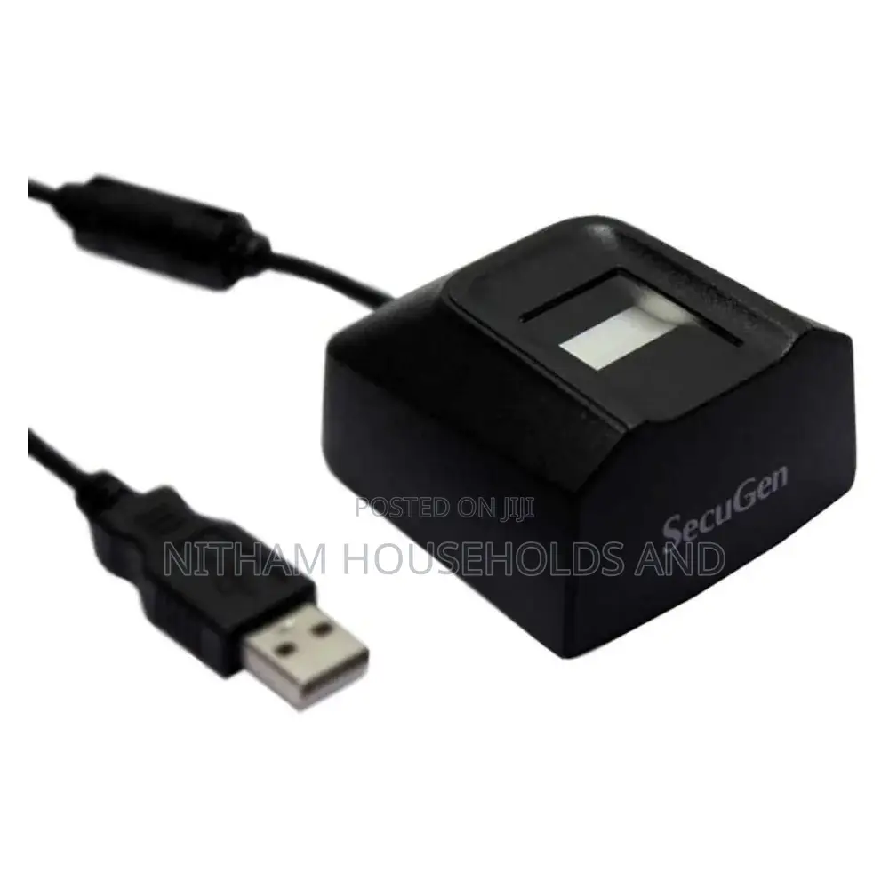 Secugen Hu20-a Hamster Pro 20 USB Fingerprint Reader, Black, 500 Dpi