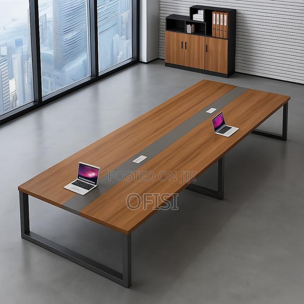 Boardroom Table; 2400mm Modern Conference Table - thumbnail 6