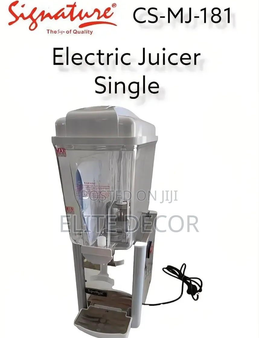 Signature 18l Electric Single Juice Dispenser With Cooling System