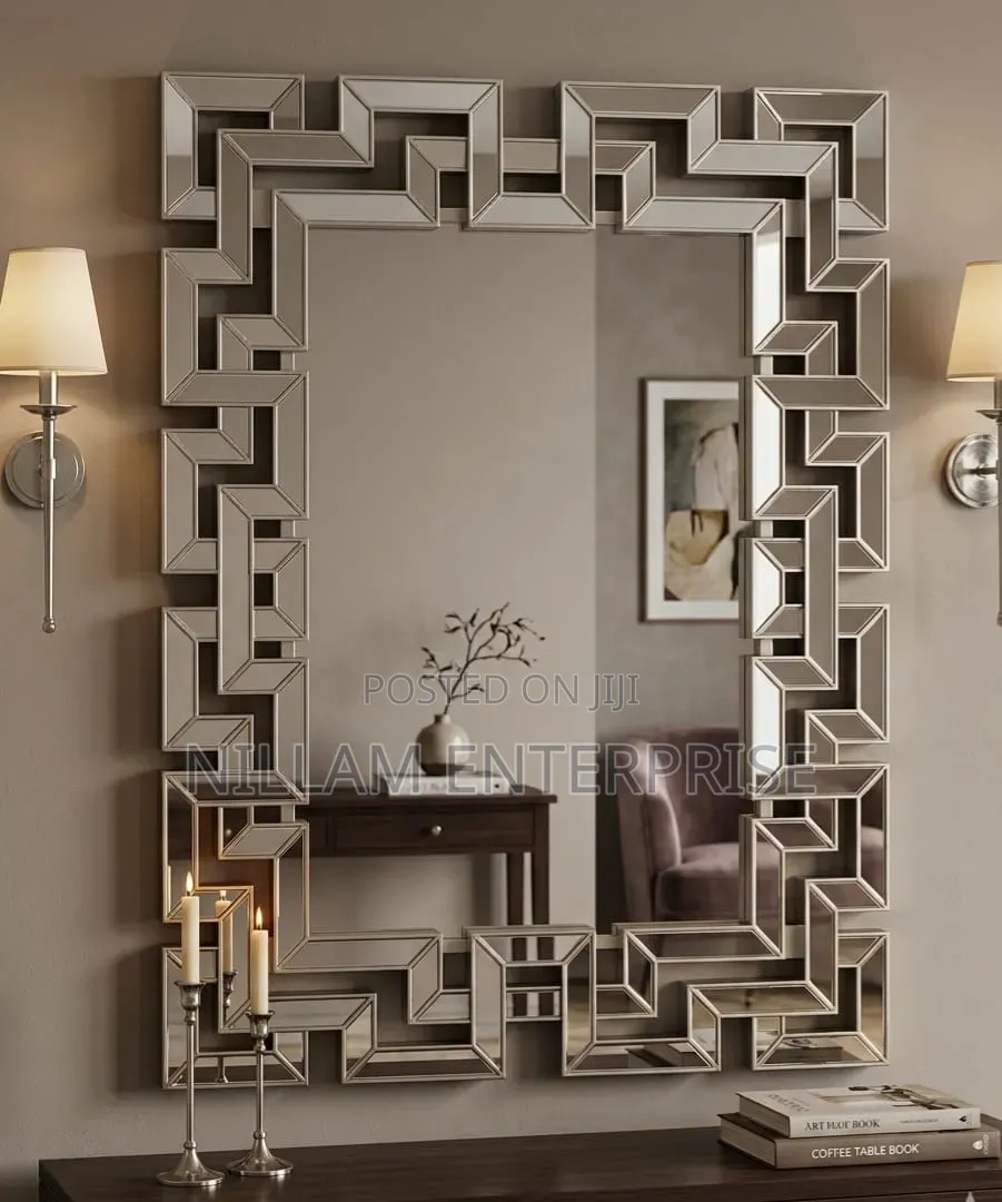  *Luxury Geometric Decorative Wall Mirror* 