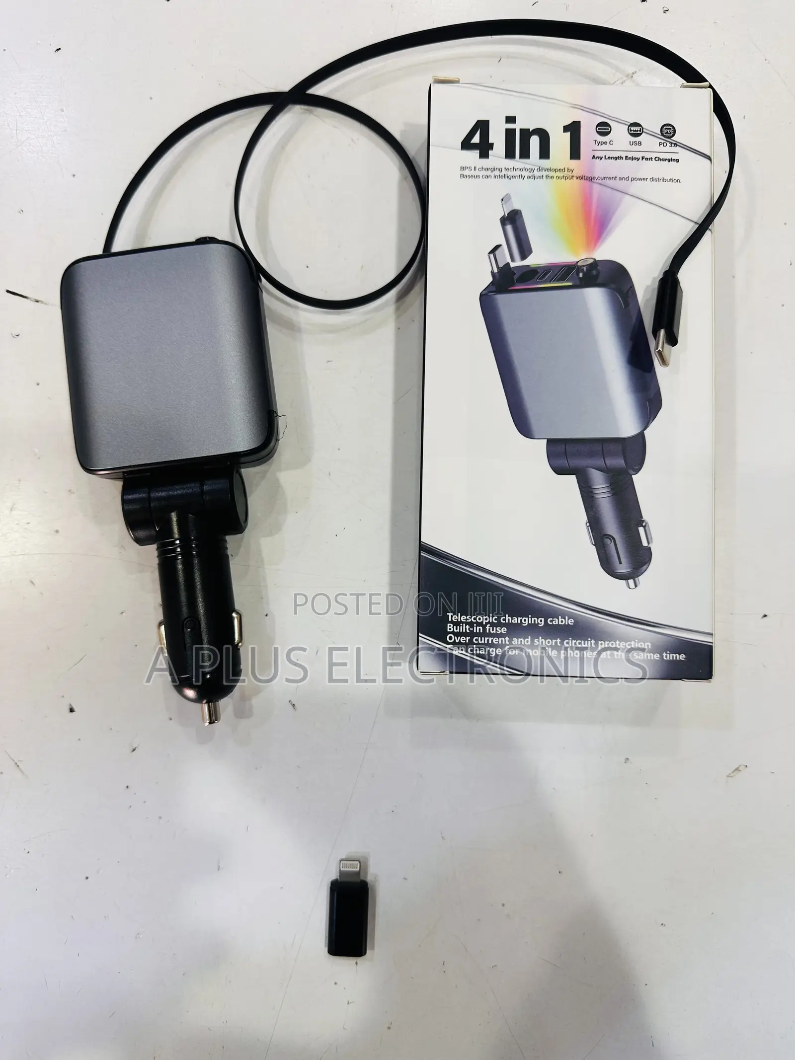 4 in 1 Super Fast Phone Charger With Multiple Charging Ports