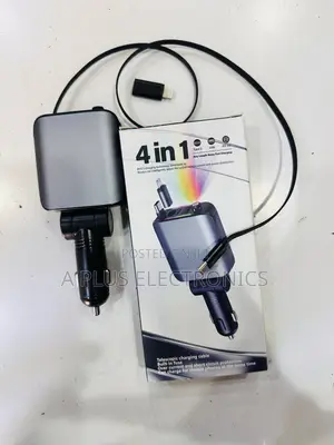 4 in 1 Super Fast Car Charger Usb Charging Adapter