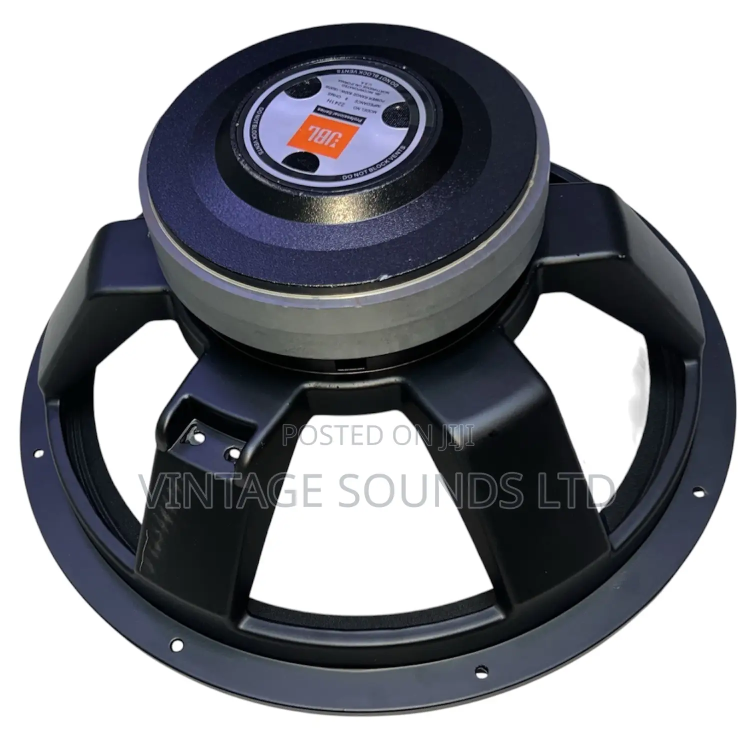 JBL 18" Double Magnet Naked Bass Speaker – 4” (102mm) Dual Coil.