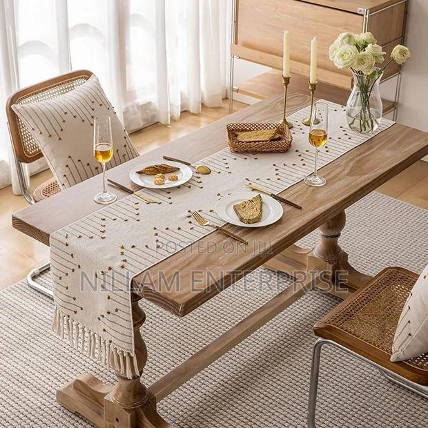 High Quality Matched Knotted Tassels Festival Table Runners