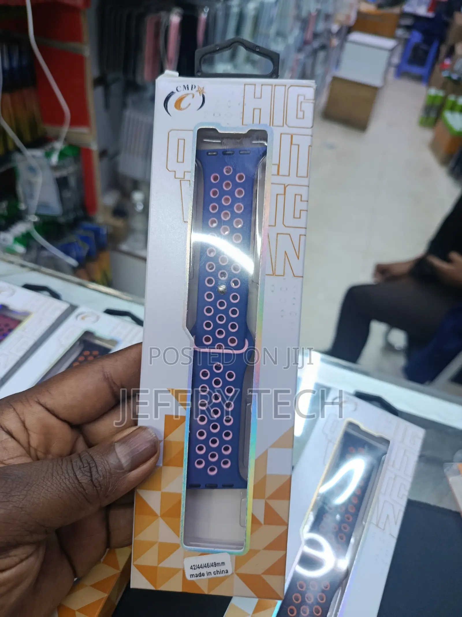 42-44mm Soft Silicone Sport Watch Band for Apple Watch Series 3/4/5/6