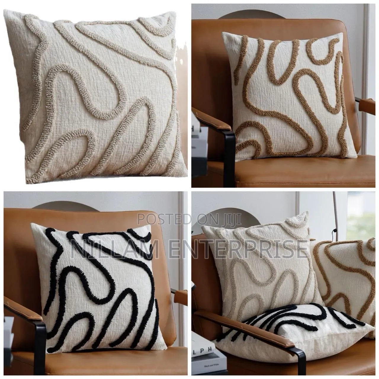 Boho Throw Pillow Cover*
