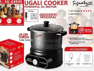 Signature 1000w Automatic Ugali Cooker– Smart Electric / Rice Cooker