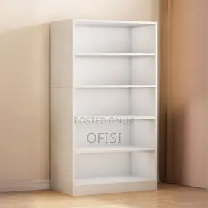 Bookshelf; 5 Tier Wooden Home Office Bookshelf