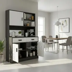 Office Cabinet; Modern Metallic Kitchen Storage Cabinet