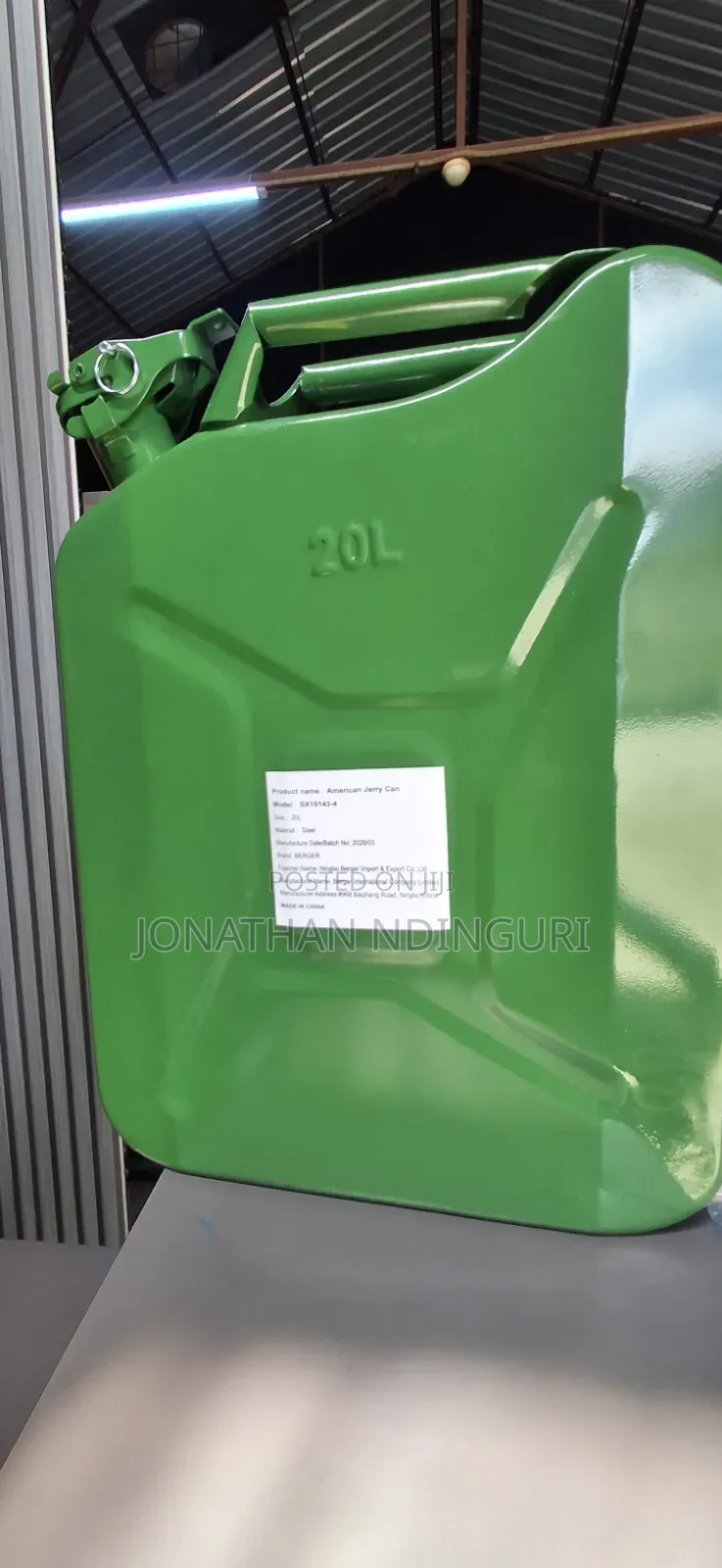 Fuel Jerrycans 20l – Portable Fuel Transport Solution
