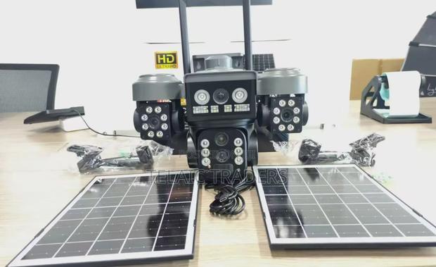 3 Lens 10x Optical Zoom 4g Solar PTZ Camera