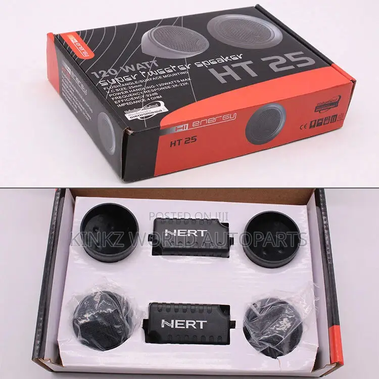 Hertz Ht25 120watts Dome Tweeter Car Audio