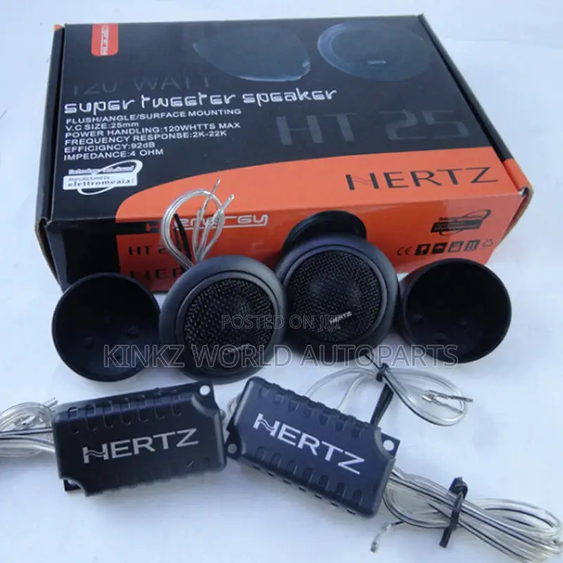 Hertz Ht25 120watts Dome Tweeter Car Audio