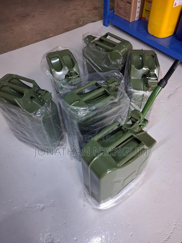 Fuel Jerrycans 20l Metallic – Tough Steel Fuel Can