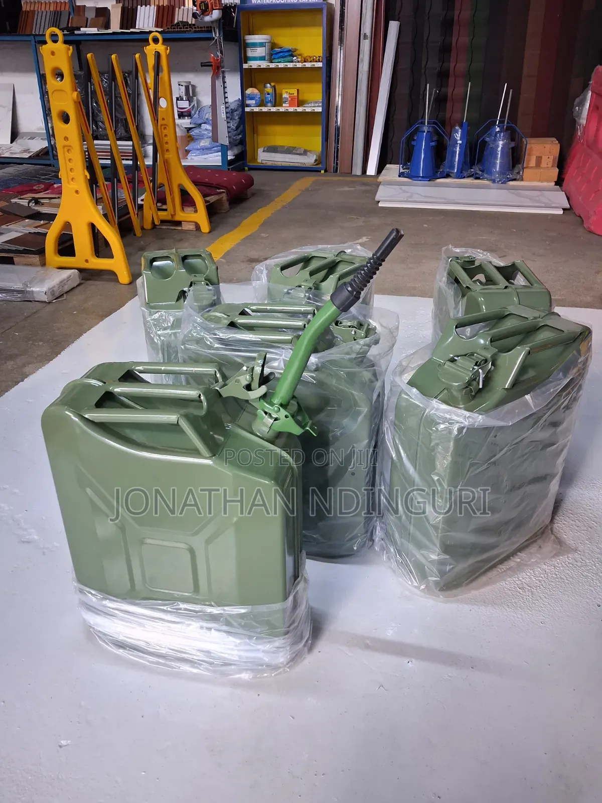 Fuel Jerrycans 20l Metallic – Professional Grade Metal Jerrycan