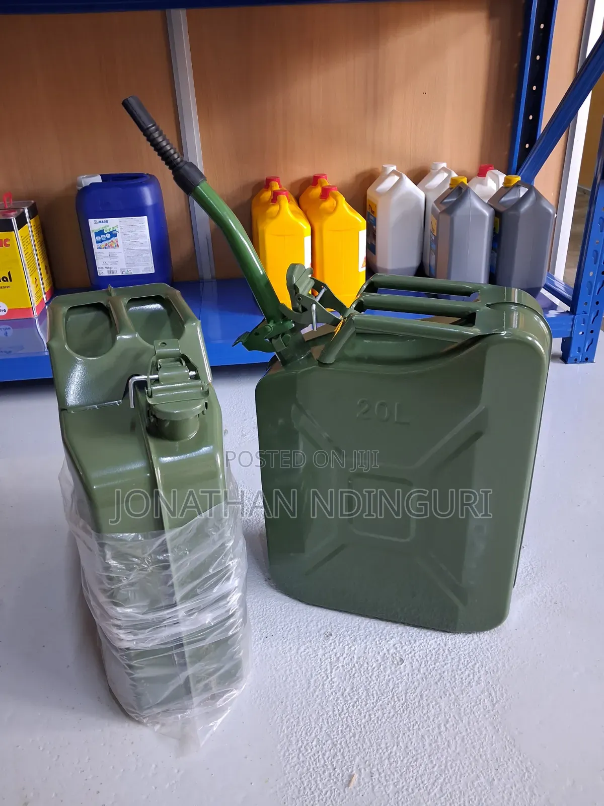 Fuel Jerrycans 20l Metallic – Reinforced Fuel Storage Can