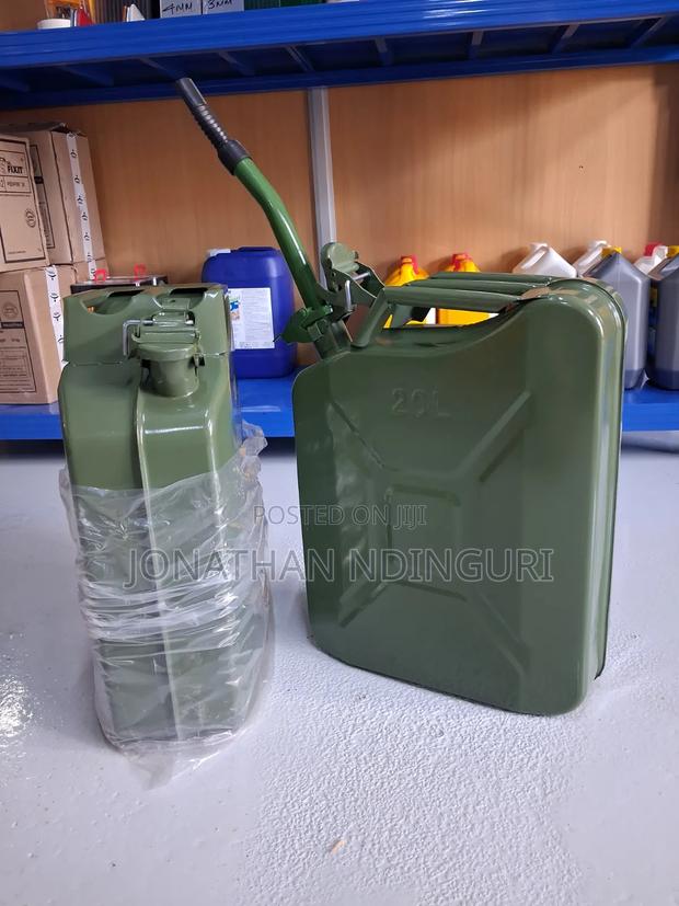 Fuel Jerrycans 20l Metallic – Safe Industrial Fuel Canister