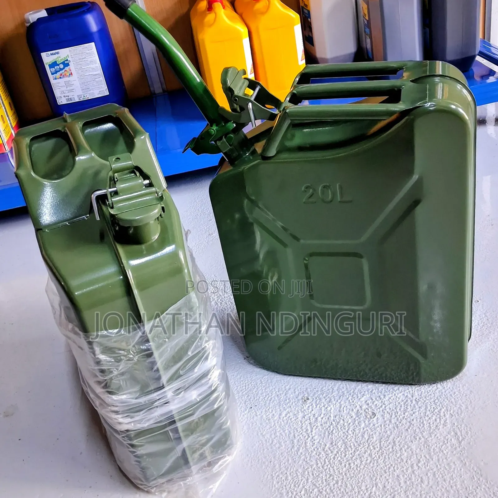 Fuel Jerrycans 20l Metallic – Premium Steel Fuel Container