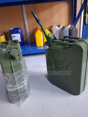 Fuel Jerrycans 20l Metallic – High Strength Fuel Storage Can.