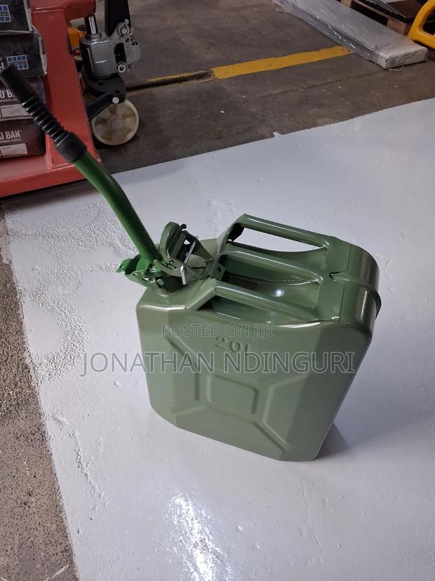 Fuel Jerrycans 20l Metallic – Industrial Fuel Supply Container