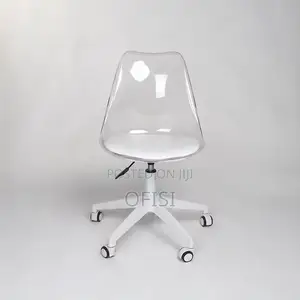 Office Chair; Plastic Swivel Home Office Study Chair