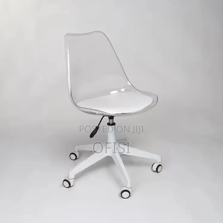 Office Chair; Plastic Swivel Home Office Study Chair