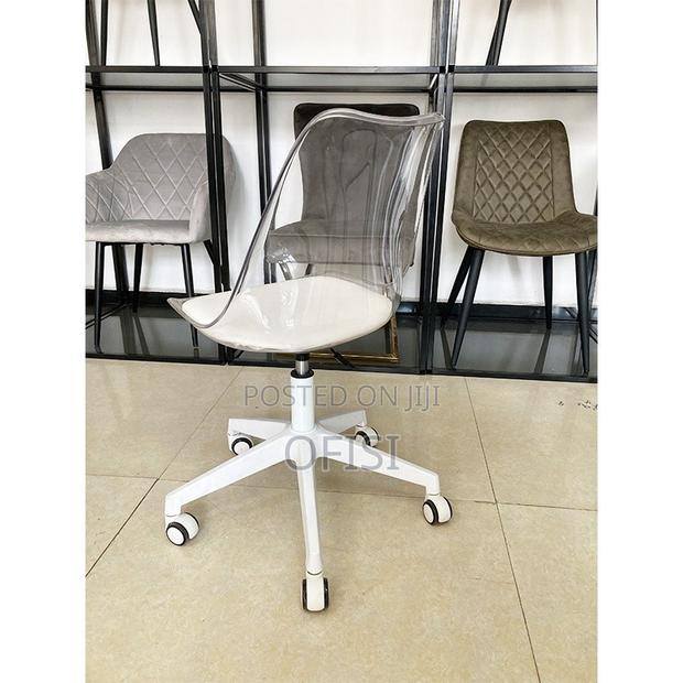 Office Chair; Plastic Swivel Home Office Study Chair - thumbnail 9