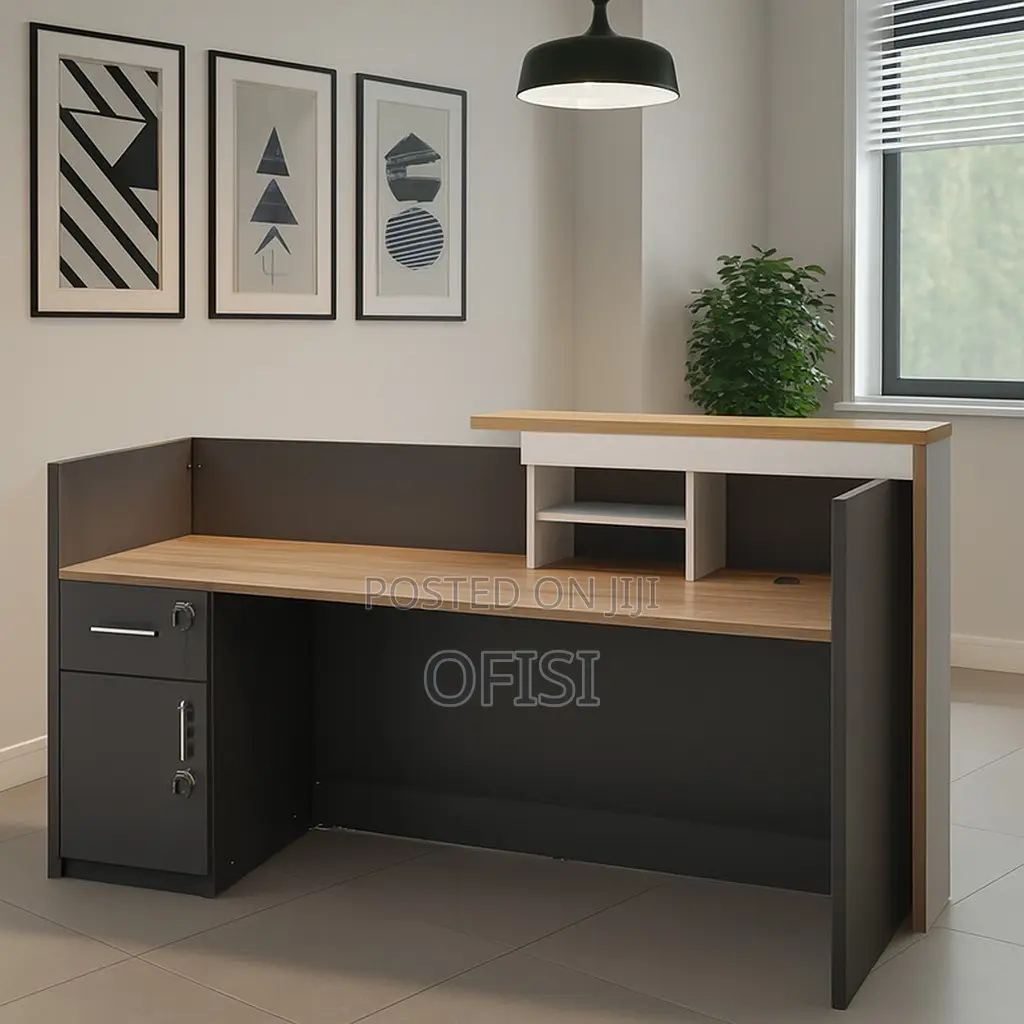 Reception Desk; 1.8m Office Reception Desk With Storage