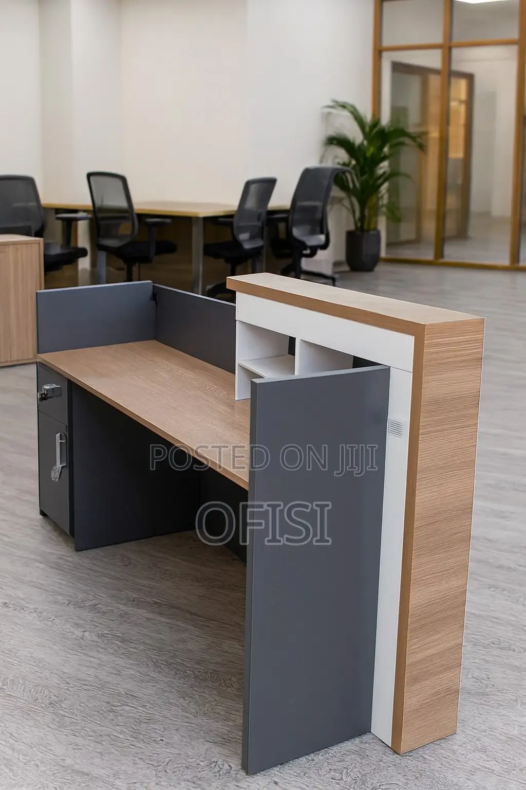 Reception Desk; 1.8m Office Reception Desk With Storage