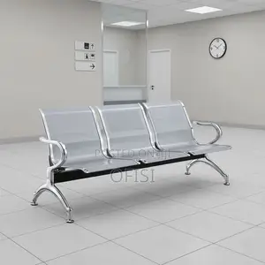 Waiting Bench; 3 Seater Unpadded Office Waiting Bench