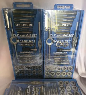 Professional 40pcs Tap Die Set – Metric Thread Cutting Tool Kit