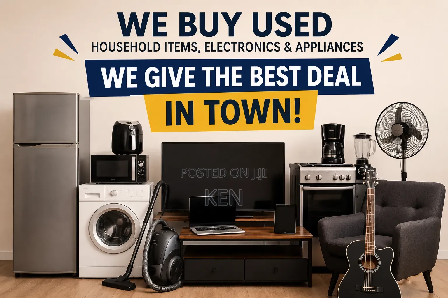 We Buy Household Items and Electronics Appliances