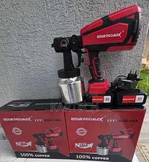 Edon Promax 18v Cordless Paint Spray Gun –Hvlp Electric Paint Sprayer